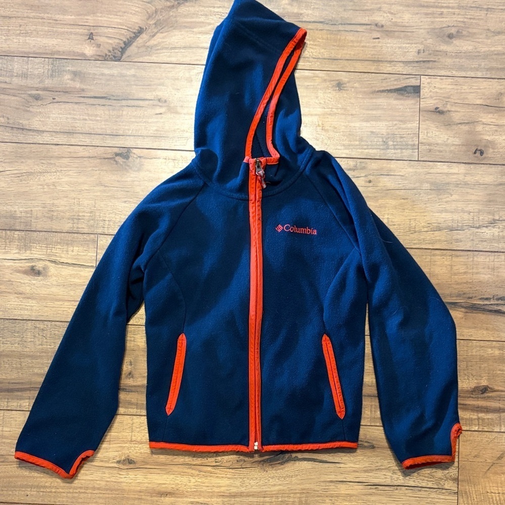 Columbia Kids' Navy and Orange Hoodie